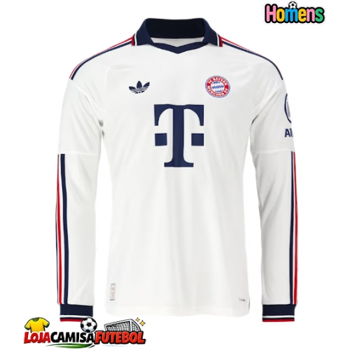 Camisa de Futebol Bayern Munich Equipamento Secundário 2026-27 Manga Comprida
